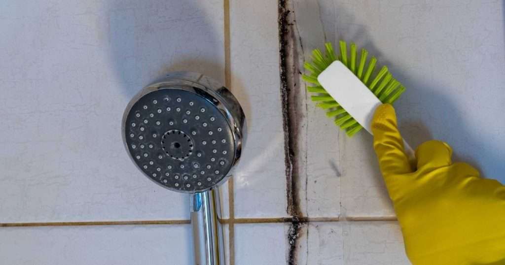 easiest way to clean grout without scrubbing