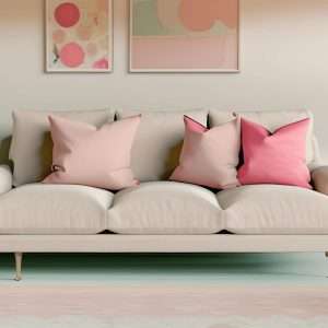 Playful Pinks Colours that go with beige sofa