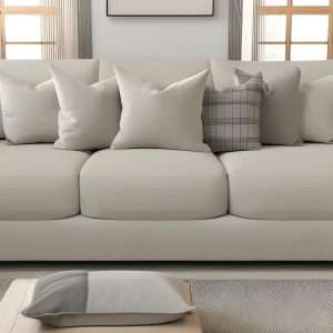 Subtle Gray Colours that go with beige sofa
