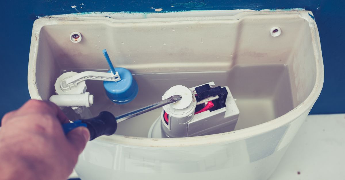 toilet making hissing sound